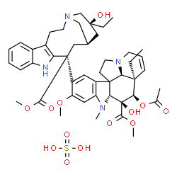 ChemSpider 2D Image | Vincaleukoblastine sulfate (1:1) | C46H60N4O13S