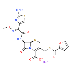 ChemSpider 2D Image | Ceftiofur sodium | C19H16N5NaO7S3
