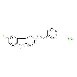 ChemSpider 2D Image | Carvotroline hydrochloride | C18H19ClFN3