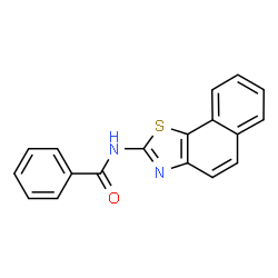 ChemSpider 2D Image | N-(Naphtho[2,1-d][1,3]thiazol-2-yl)benzamide | C18H12N2OS
