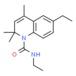 ChemSpider 2D Image | N,6-diethyl-2,2,4-trimethylquinoline-1-carboxamide | C17H24N2O