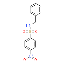 ChemSpider 2D Image | N-Benzyl-4-nitrobenzenesulfonamide | C13H12N2O4S