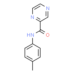 ChemSpider 2D Image | N-(4-Methylphenyl)-2-pyrazinecarboxamide | C12H11N3O