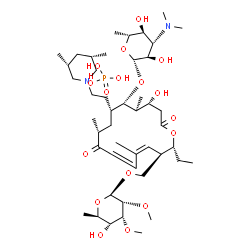 ChemSpider 2D Image | Tilmicosin phosphate | C46H83N2O17P