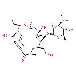 ChemSpider 2D Image | 5-O-mycaminosyltylonolide | C31H51NO10
