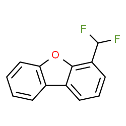 ChemSpider 2D Image | 4-(Difluoromethyl)dibenzo[b,d]furan | C13H8F2O
