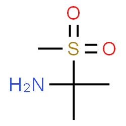 ChemSpider 2D Image | 2-(Methylsulfonyl)-2-propanamine | C4H11NO2S