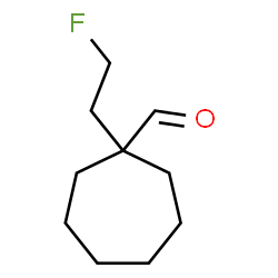 ChemSpider 2D Image | 1-(2-Fluoroethyl)cycloheptanecarbaldehyde | C10H17FO
