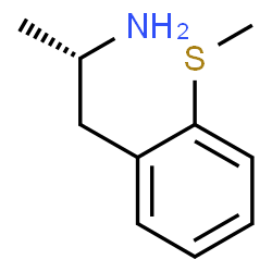 ChemSpider 2D Image | (2S)-1-[2-(Methylsulfanyl)phenyl]-2-propanamine | C10H15NS