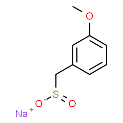 ChemSpider 2D Image | Sodium (3-methoxyphenyl)methanesulfinate | C8H9NaO3S