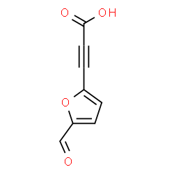 ChemSpider 2D Image | 3-(5-Formyl-2-furyl)-2-propynoic acid | C8H4O4