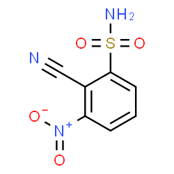 ChemSpider 2D Image | 2-Cyano-3-nitrobenzenesulfonamide | C7H5N3O4S