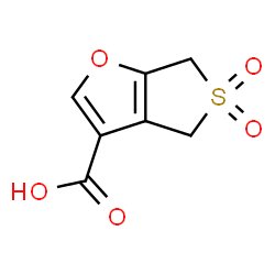 ChemSpider 2D Image | 4,6-Dihydrothieno[3,4-b]furan-3-carboxylic acid 5,5-dioxide | C7H6O5S