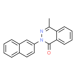 ChemSpider 2D Image | 4-methyl-2-(2-naphthalenyl)-1-phthalazinone | C19H14N2O