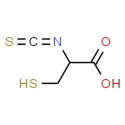 ChemSpider 2D Image | N-(Thioxomethylene)cysteine | C4H5NO2S2