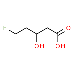 ChemSpider 2D Image | 5-Fluoro-3-hydroxypentanoic acid | C5H9FO3