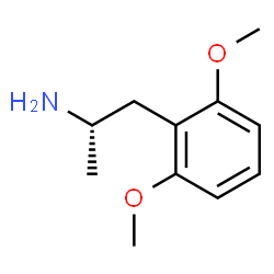 ChemSpider 2D Image | (2S)-1-(2,6-Dimethoxyphenyl)-2-propanamine | C11H17NO2