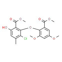 ChemSpider 2D Image | chrysine C | C19H19ClO8