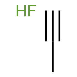 ChemSpider 2D Image | 1-Propyne hydrofluoride (1:1) | C3H5F