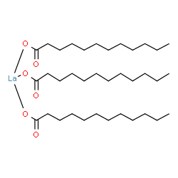 ChemSpider 2D Image | Lanthanum tridodecanoate | C36H69LaO6