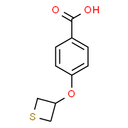 ChemSpider 2D Image | 4-(3-Thietanyloxy)benzoic acid | C10H10O3S