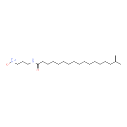 ChemSpider 2D Image | 16-Methyl-N-[3-(oxido-lambda~5~-azanyl)propyl]heptadecanamide | C21H44N2O2