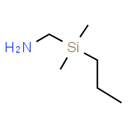 ChemSpider 2D Image | 1-[Dimethyl(propyl)silyl]methanamine | C6H17NSi
