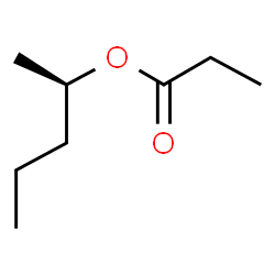 ChemSpider 2D Image | (2R)-2-Pentanyl propionate | C8H16O2