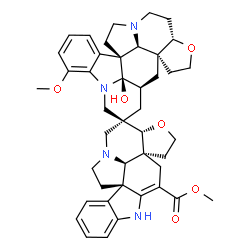 ChemSpider 2D Image | Vobtusine | C43H50N4O6