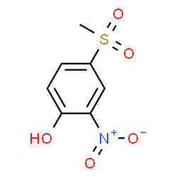 ChemSpider 2D Image | 4-(Methylsulfonyl)-2-nitrophenol | C7H7NO5S
