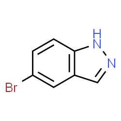 ChemSpider 2D Image | 5-Bromo-1H-indazole | C7H5BrN2