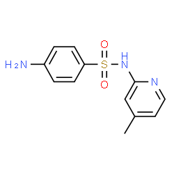 ChemSpider 2D Image | 4-Amino-N-(4-methylpyridin-2-yl)benzenesulfonamide | C12H13N3O2S