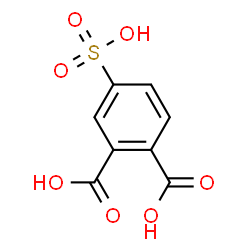 ChemSpider 2D Image | 4-Sulfophthalic acid | C8H6O7S