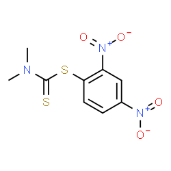 ChemSpider 2D Image | 2,4-dinitrophenyl dimethyldithiocarbamate | C9H9N3O4S2
