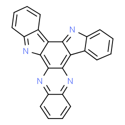ChemSpider 2D Image | Diindolo[2,3-a:2',3'-c]phenazine | C24H12N4