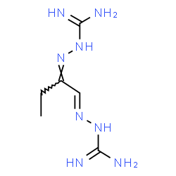 ChemSpider 2D Image | (2E,2'Z)-2,2'-[(1E,2Z)-1,2-Butanediylidene]dihydrazinecarboximidamide | C6H14N8