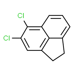 ChemSpider 2D Image | 4,5-Dichloro-1,2-dihydroacenaphthylene | C12H8Cl2