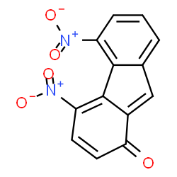ChemSpider 2D Image | 4,5-Dinitro-1H-fluoren-1-one | C13H6N2O5
