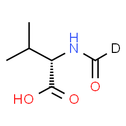 ChemSpider 2D Image | N-(~2~H)Formyl-L-valine | C6H10DNO3