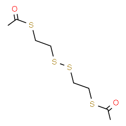 ChemSpider 2D Image | S,S'-(Disulfanediyldi-2,1-ethanediyl) diethanethioate | C8H14O2S4