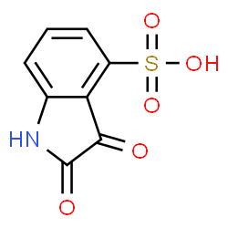 ChemSpider 2D Image | 2,3-Dioxo-4-indolinesulfonic acid | C8H5NO5S