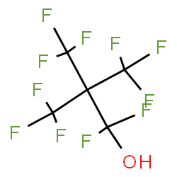 ChemSpider 2D Image | 1,1,3,3,3-Pentafluoro-2,2-bis(trifluoromethyl)-1-propanol | C5HF11O