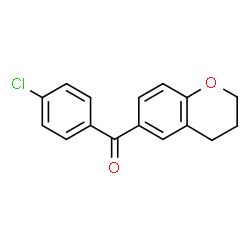 ChemSpider 2D Image | chroman, 6-(p-chlorobenzoyl)- | C16H13ClO2