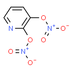 ChemSpider 2D Image | 2,3-Pyridinediyl dinitrate | C5H3N3O6