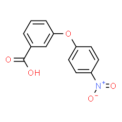 ChemSpider 2D Image | 3-(4-Nitrophenoxy)benzoic acid | C13H9NO5