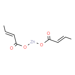 ChemSpider 2D Image | Zinc di[(2E)-2-butenoate] | C8H10O4Zn