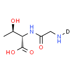 ChemSpider 2D Image | (N-~2~H_1_)Glycyl-L-threonine | C6H11DN2O4