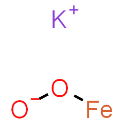 ChemSpider 2D Image | Potassium [hydrogen peroxido(2-)-kappaO]ferrate(1-) | FeKO2