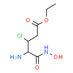 ChemSpider 2D Image | Ethyl 3-chloro-N-hydroxy-alpha-glutaminate | C7H13ClN2O4