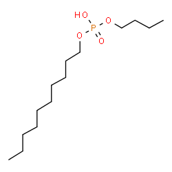 ChemSpider 2D Image | Butyl decyl hydrogen phosphate | C14H31O4P
